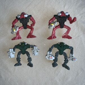 Lego Bionicle 2007 MCDONALDS Lot of 4 figure toys happy meal